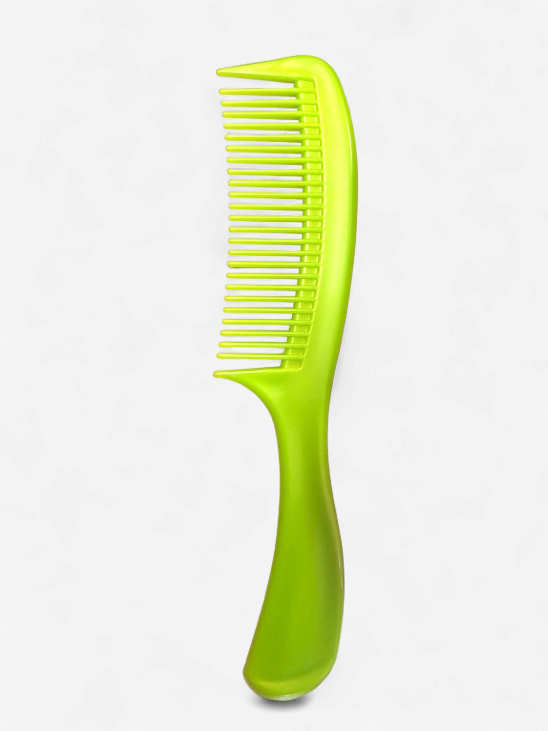 Styling Essentials Tooth Round Comb with Handle #Green