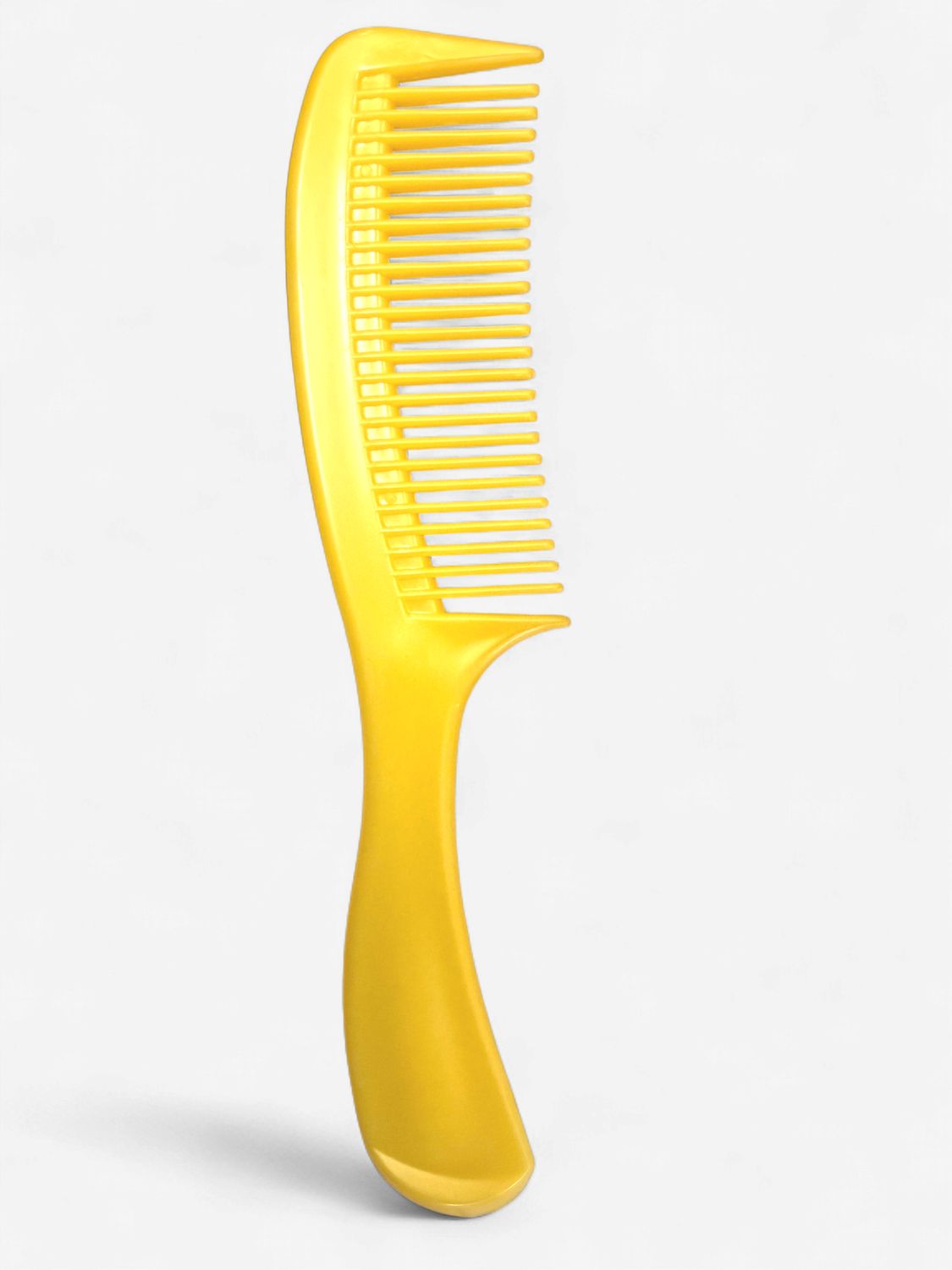 Styling Essentials Tooth Round Comb with Handle #YELLOW