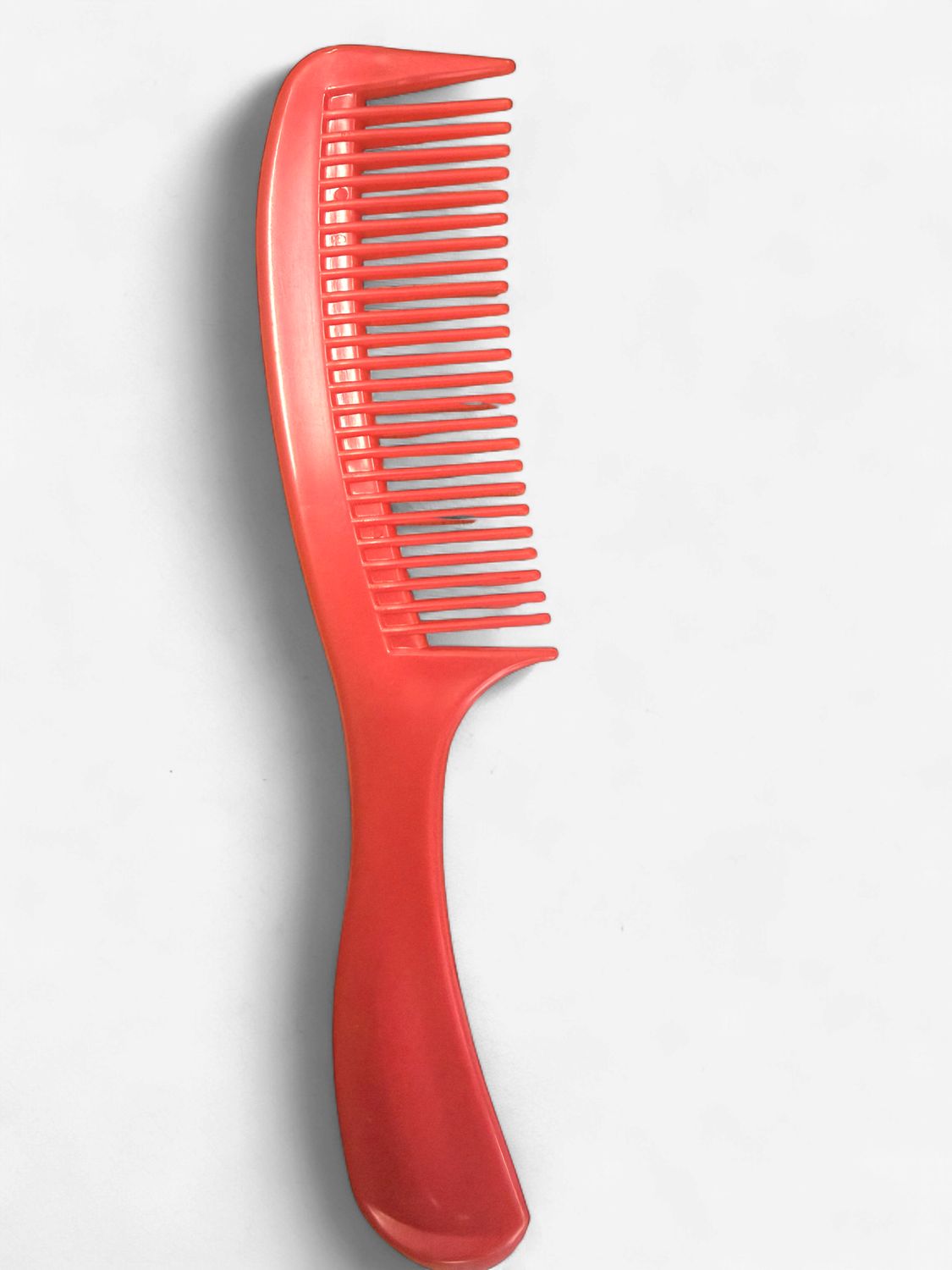 Styling Essentials Tooth Round Comb with Handle #RED