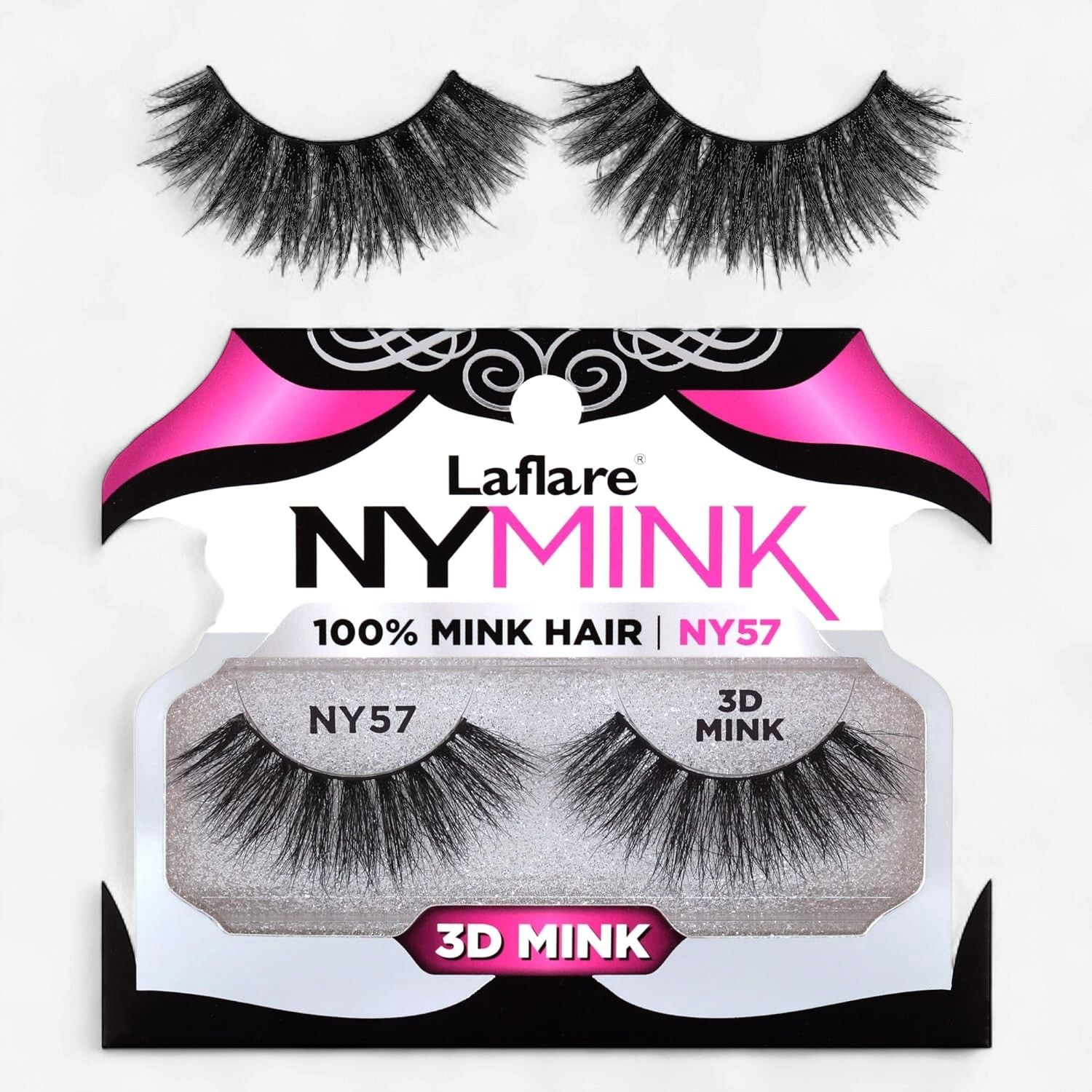 Laflare 3D NY Mink Eyelashes, 100%