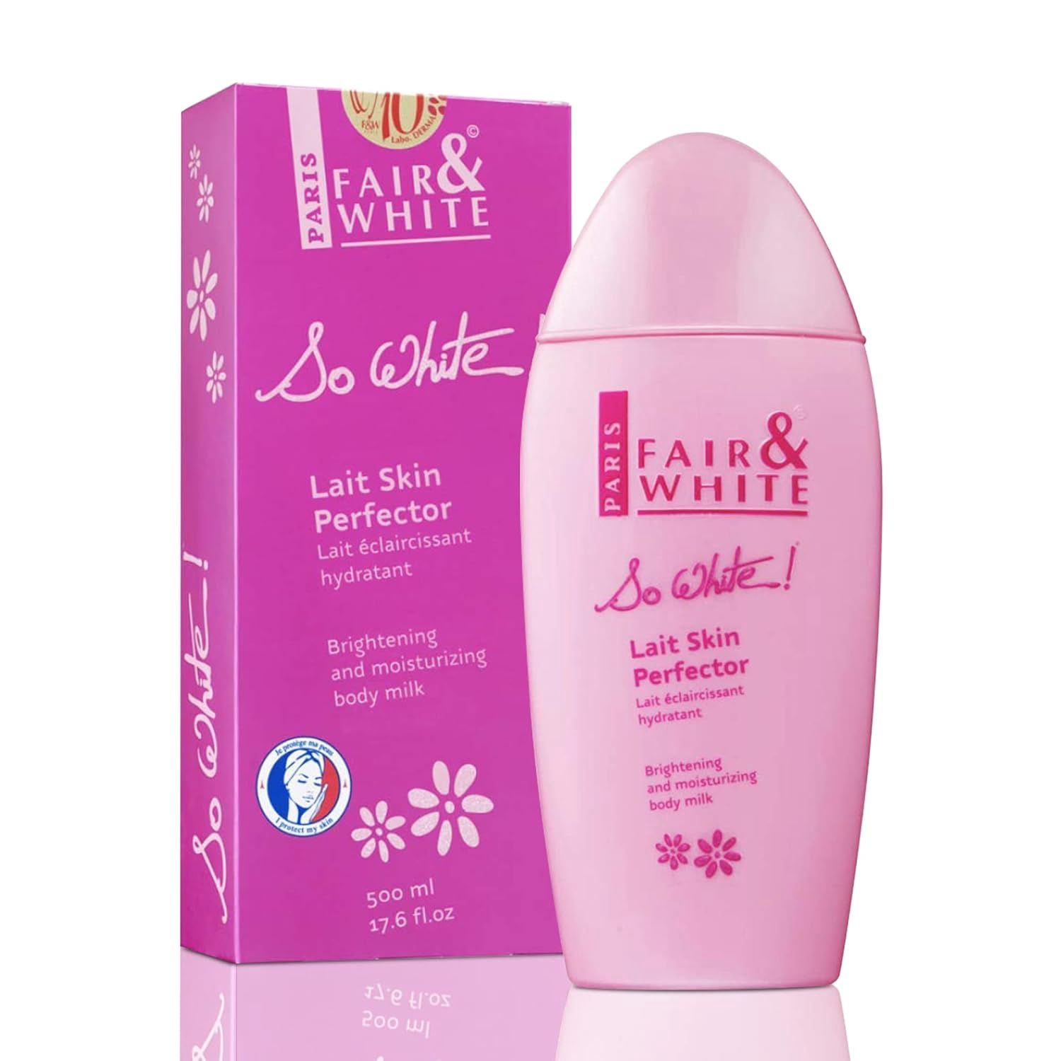 Fair &amp; white Brightening and moisturizing Body milk 500ml