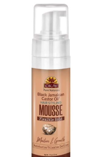 Black Jamaican Castor Oil. Mousse Flexible Hold 7.5oz