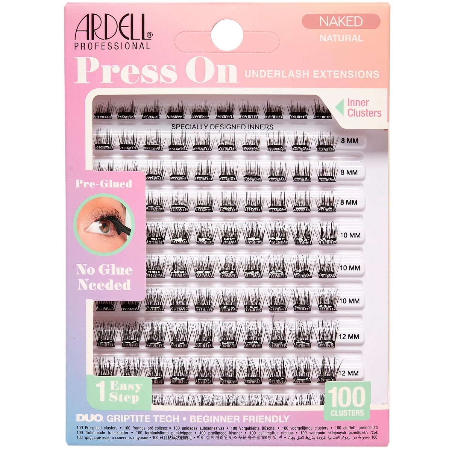 Press On Lashes Naked Natural