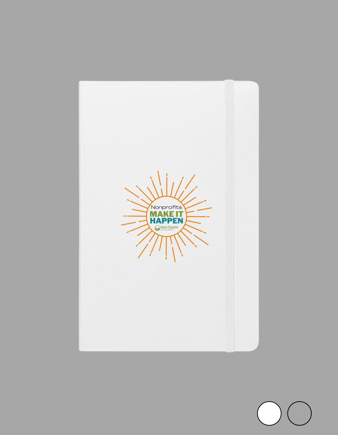 Make It Happen Burst Hardcover Bound Notebook