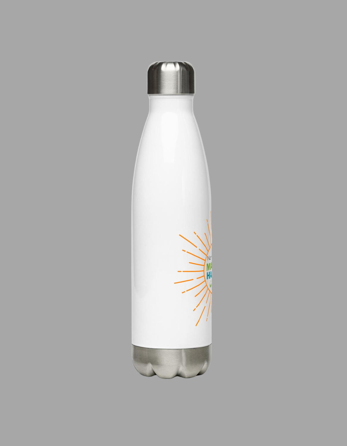 Make It Happen Burst Stainless Steel Water Bottle