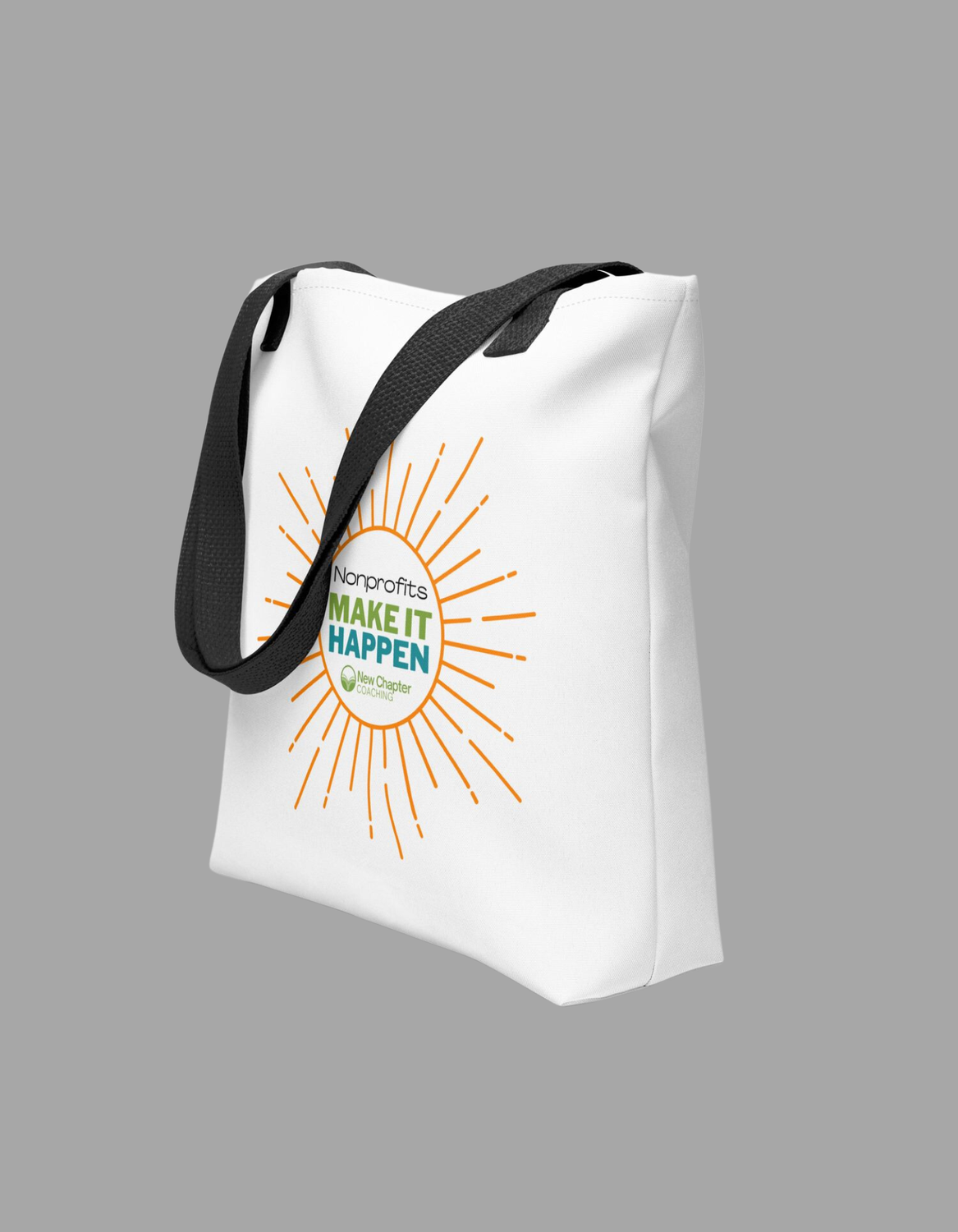 Make It Happen Burst Tote Bag