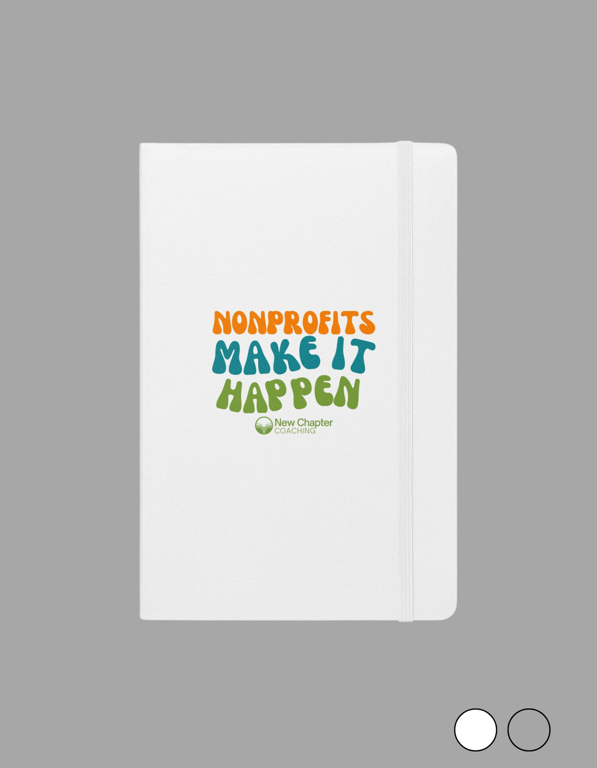 Make It Happen Groovy Hardcover Bound Notebook