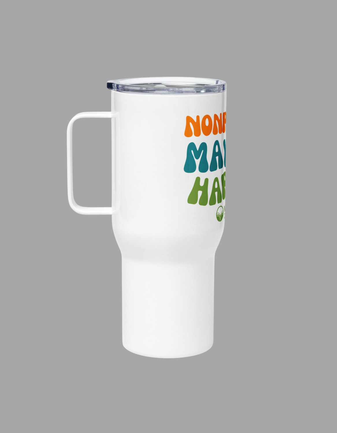 Make It Happen Groovy Travel Mug With Handle
