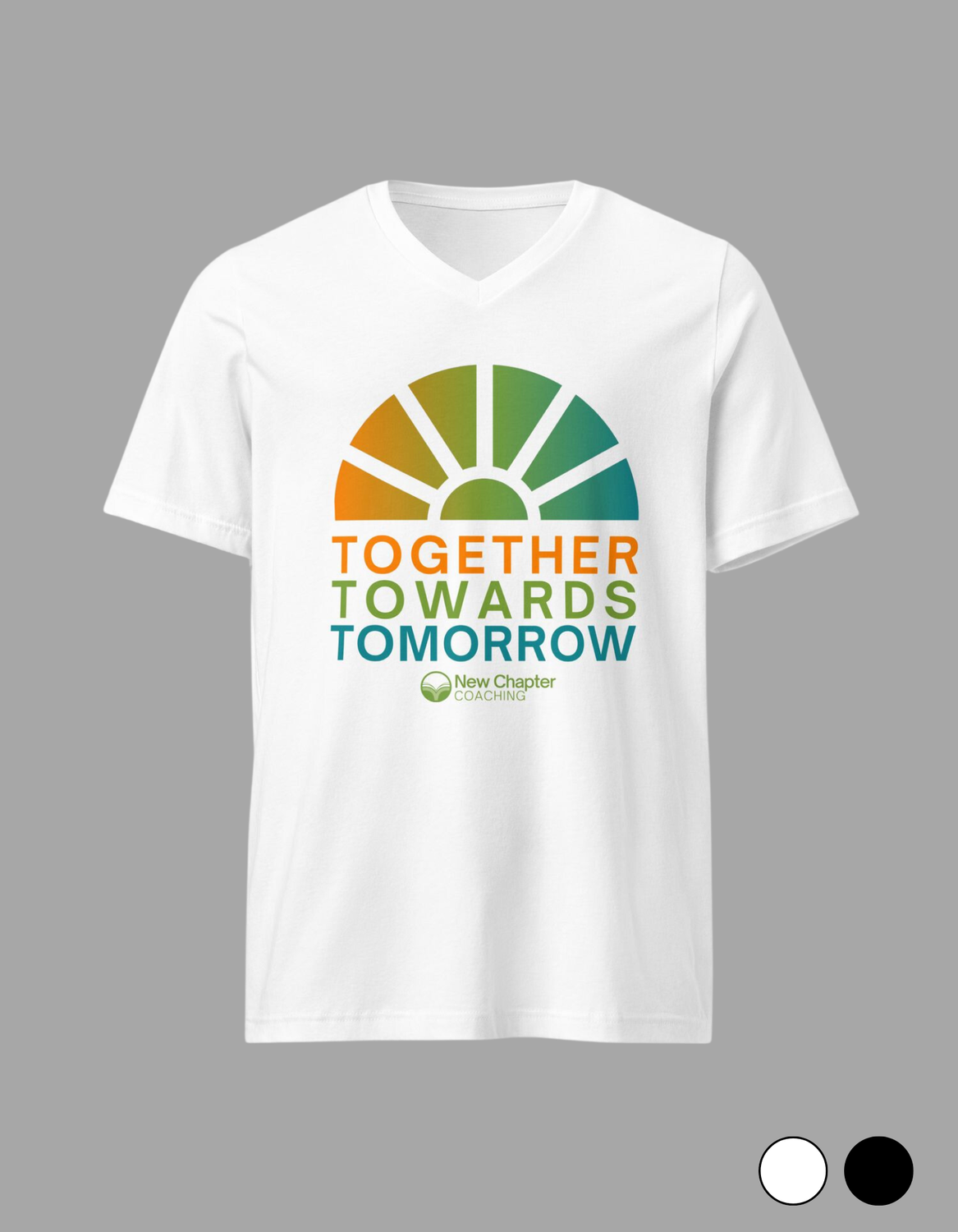 Together Towards Tomorrow Unisex Short Sleeve V-Neck T-Shirt