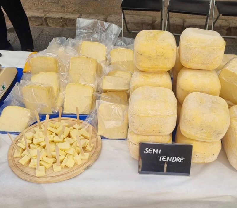 Semi-cured cheese small piece +/- 1.6 KG