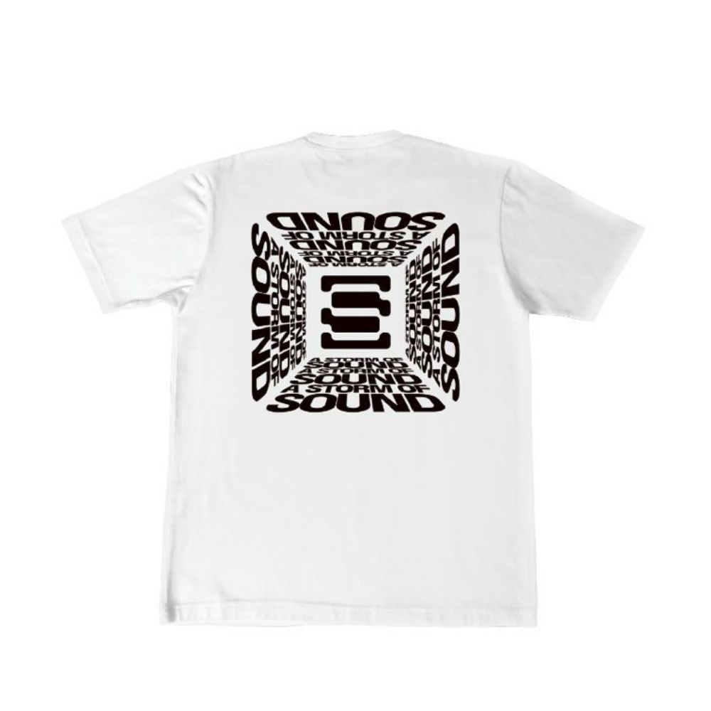 SoundStorm Square White Tee