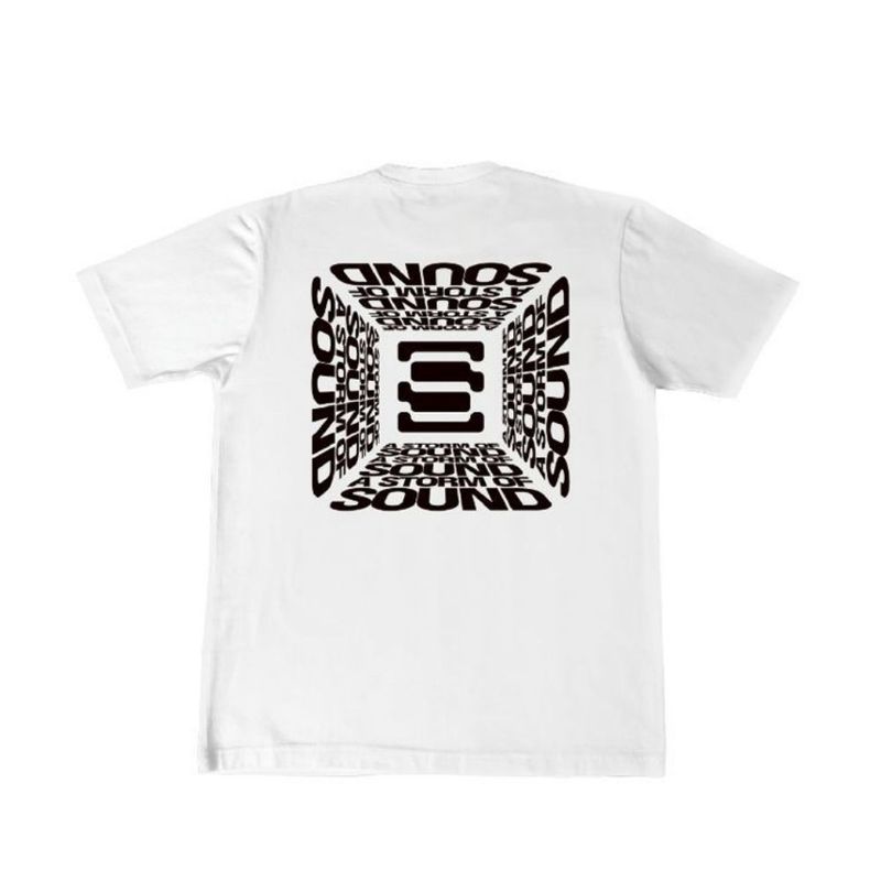 SoundStorm Square White Tee