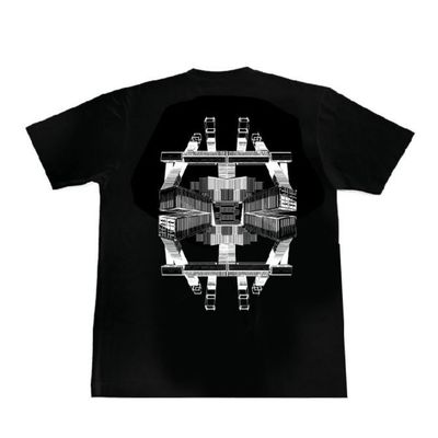 Reflected Containers Black Tee