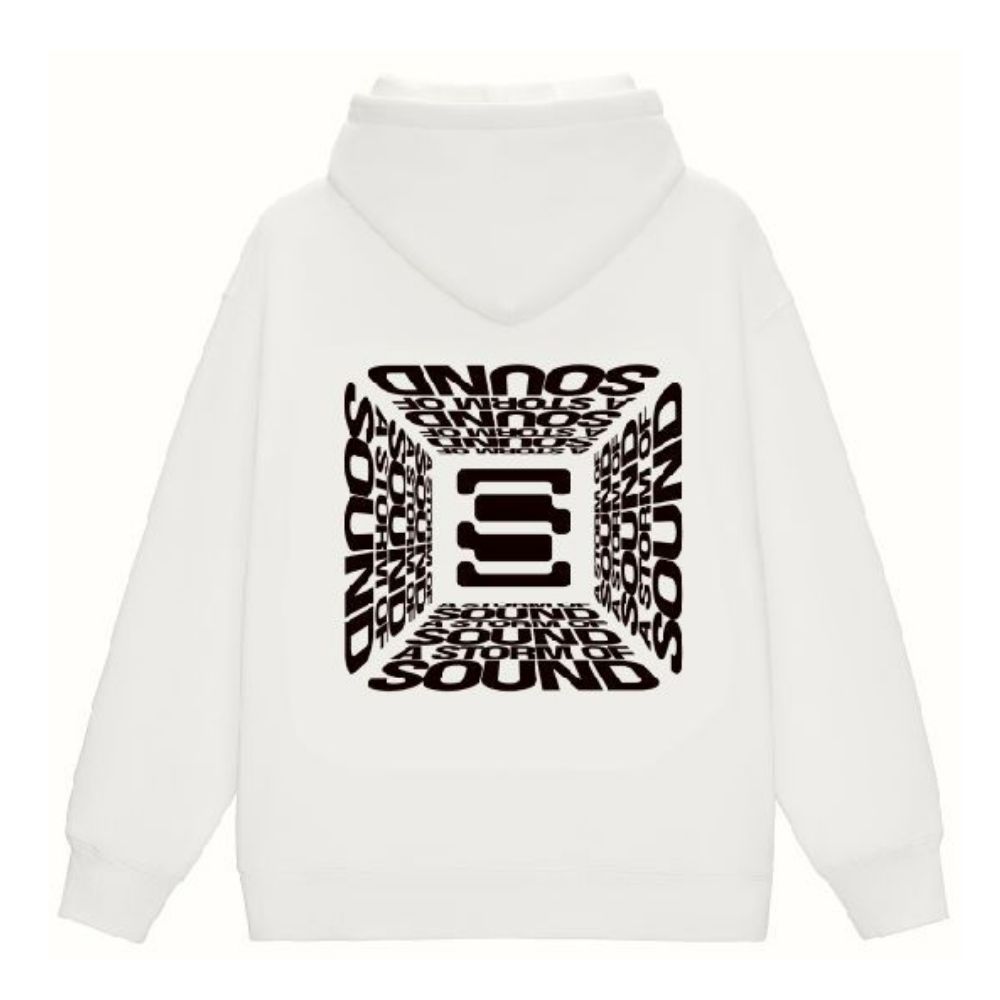 Square SoundStorm White Hoodie