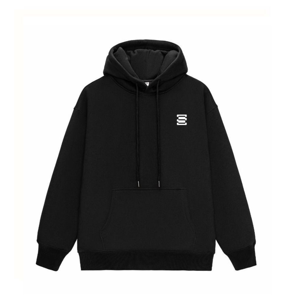 Reflected Containers Black Hoodie