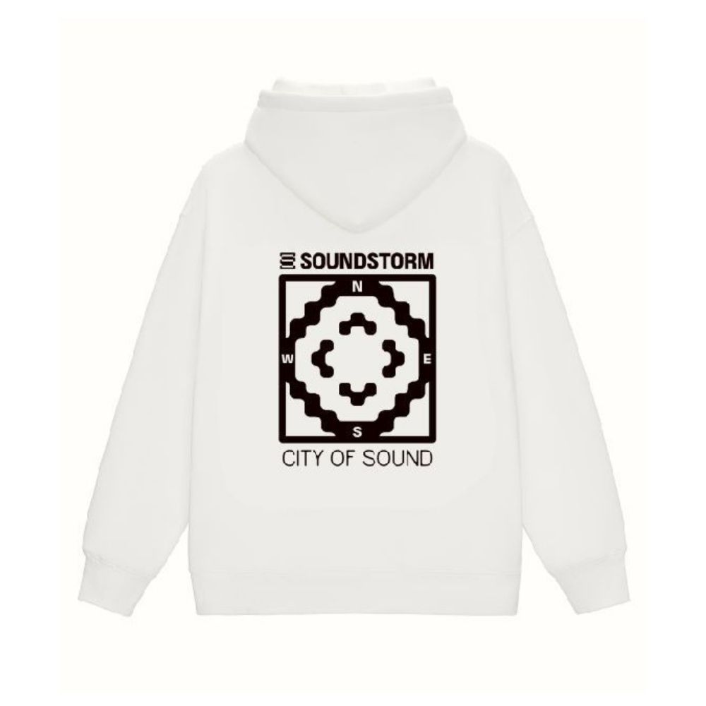 City Of Sound White Hoodie