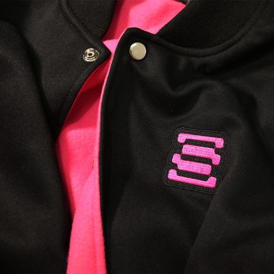 Pink Varsity Jacket