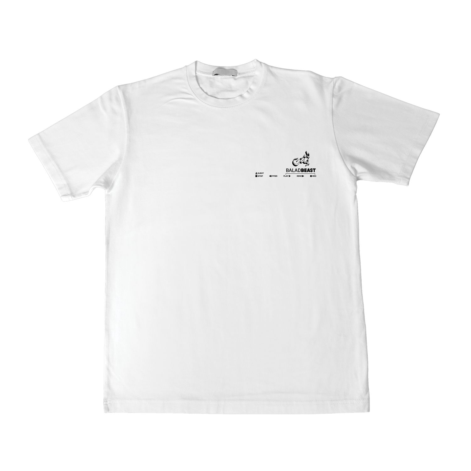 Square Logo White T-shirt