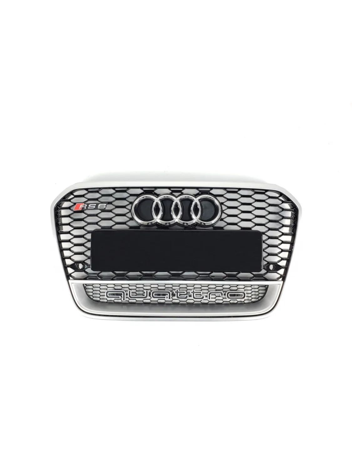 Audi RS6 chrome QUATTRO front bumper radiator grille for Audi A6 2012-2015