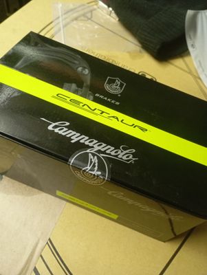 Coppia di freni nuovi campagnolo centaur tradizionali rim brake no disco
