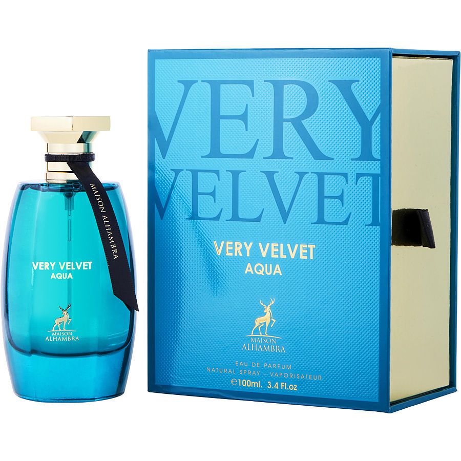 MAISON ALHAMBRA VERY VELVET AQUA by Maison Alhambra (WOMEN) - EAU DE PARFUM SPRAY 3.4 OZ