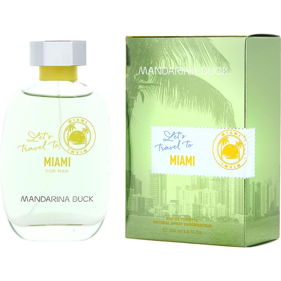 MANDARINA DUCK LET&#39;S TRAVEL TO MIAMI by Mandarina Duck (MEN) - EDT SPRAY 3.4 OZ