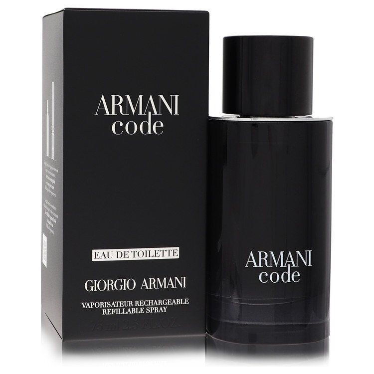 Armani Code by Giorgio Armani Eau De Toilette Spray Refillable 2.5 oz (Men)