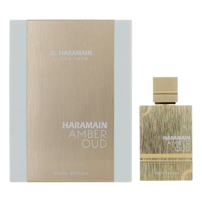 Amber Oud White Edition by Al Haramain, 2 oz Eau De Parfum Spray for Unisex 