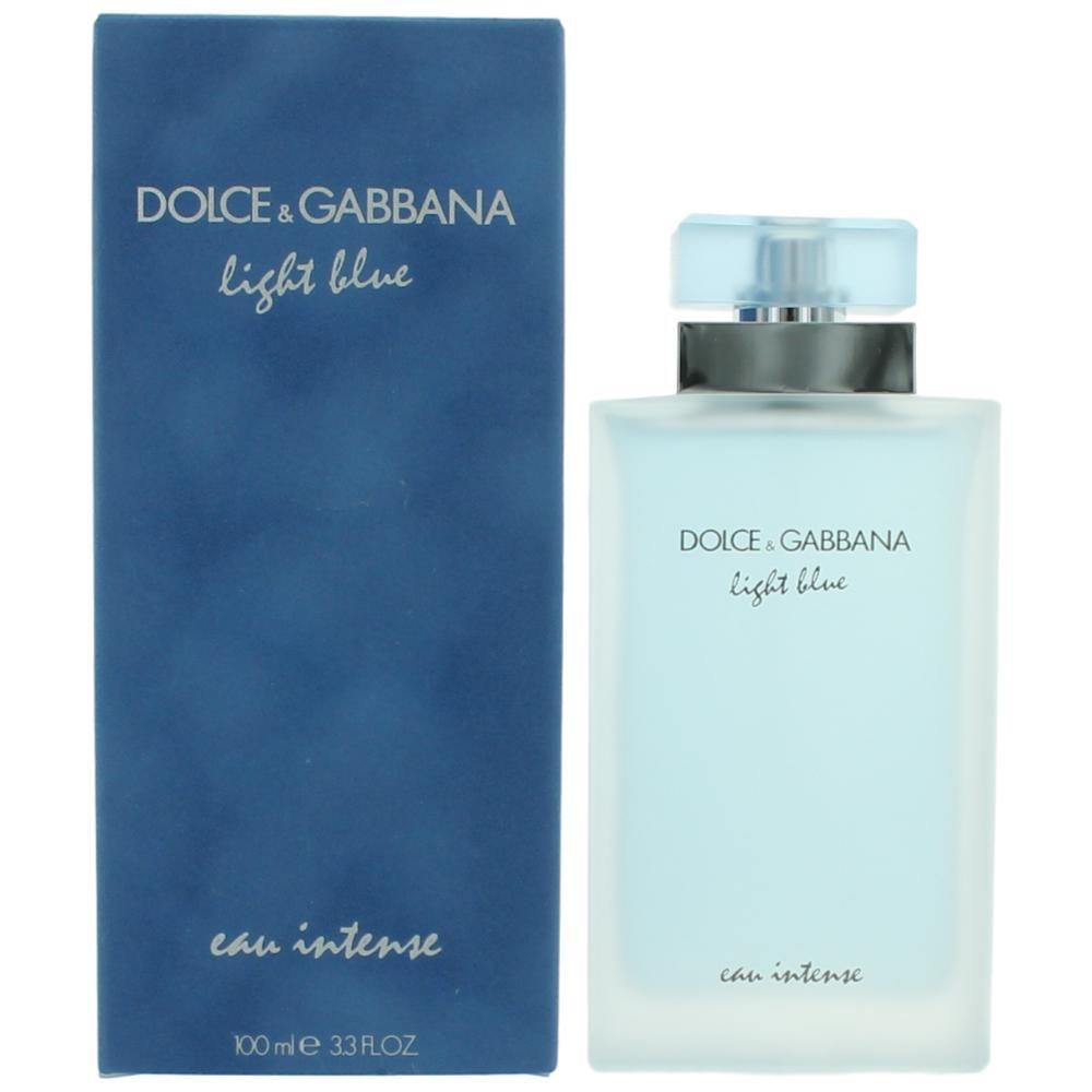 Light Blue Eau Intense by Dolce &amp; Gabbana, 3.3 oz Eau De Parfum Spray for Women