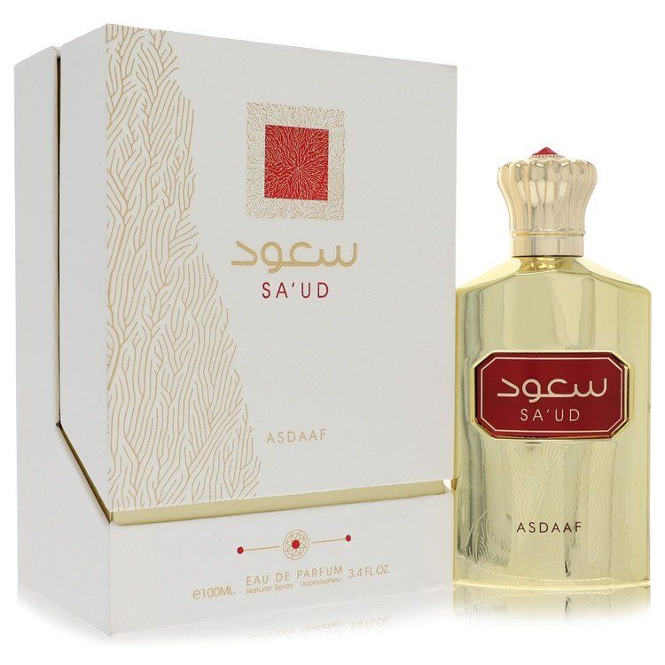 Lattafa Asdaaf Sa&#39;ud by Lattafa Eau De Parfum Spray (Unisex) 3.4 oz (Women)
