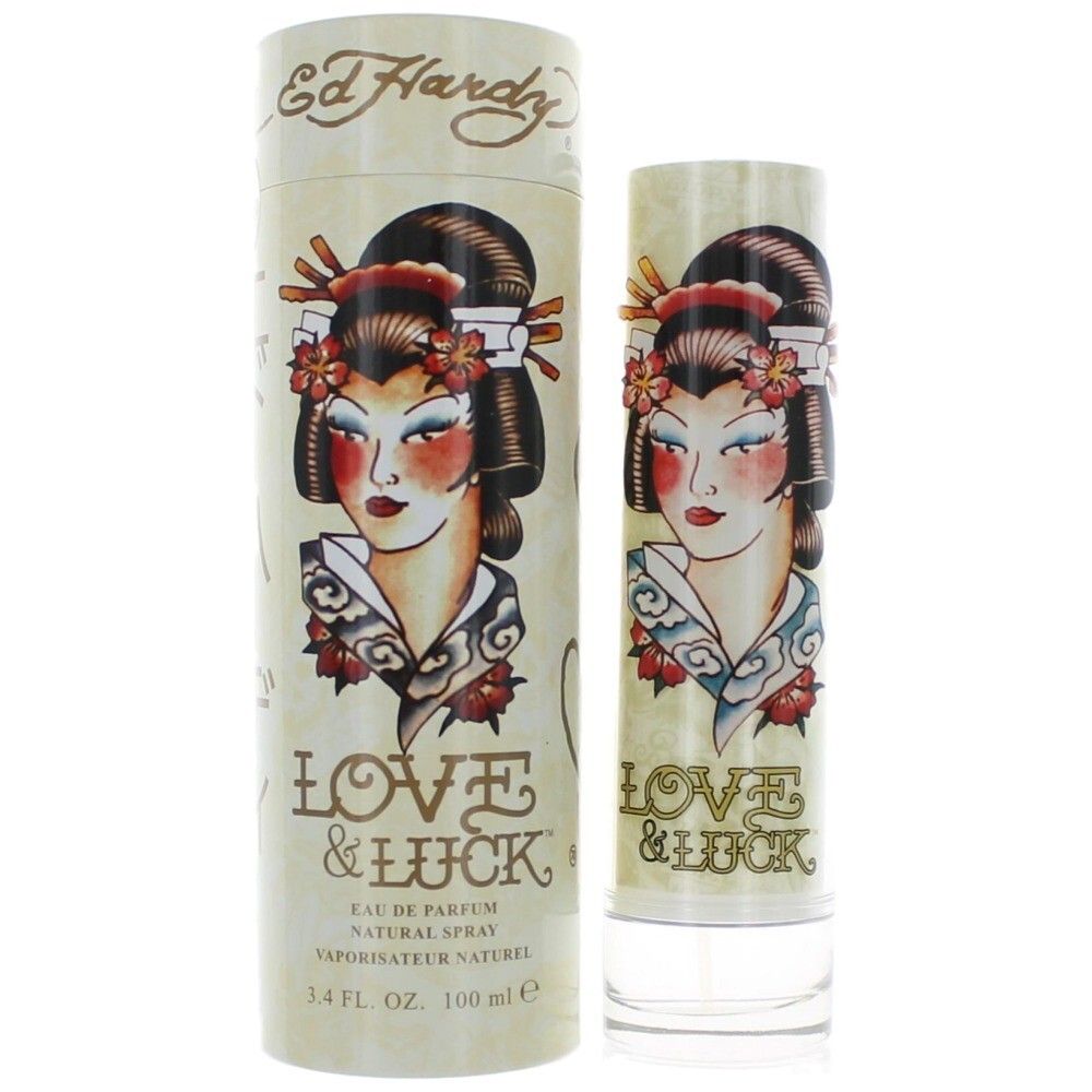 Ed Hardy Love &amp; Luck by Christian Audigier, 3.4 oz Eau De Parfum Spray for Women
