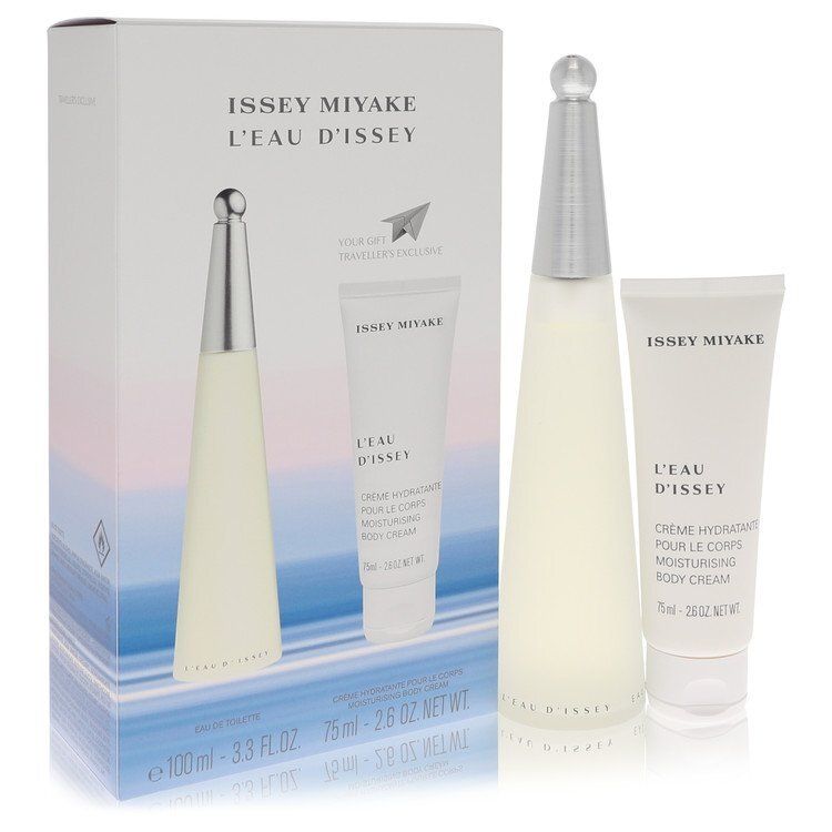 L&#39;EAU D&#39;ISSEY (issey Miyake) by Issey Miyake Gift Set -- 3.3 oz Eau DeToilette Spray + 2.6 oz Body Cream (Women)
