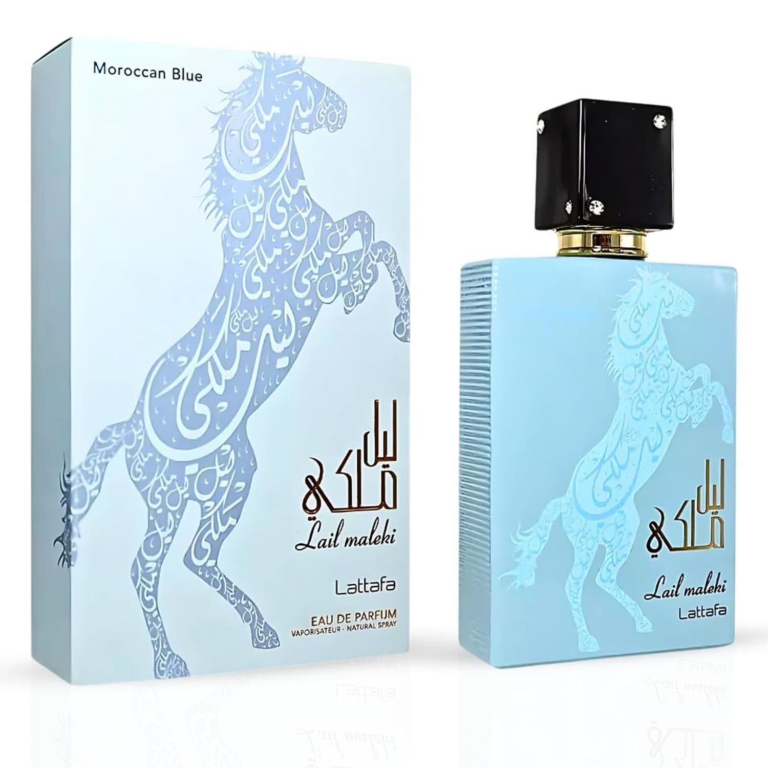 Lattafa Lail Maleki Morrocan Blue EDP Spray For Unisex