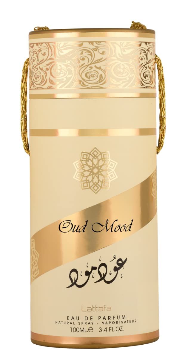 Lattafa oud mood eau de parfum spray for unisex