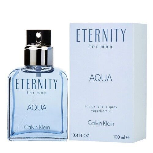 Eternity Aqua by Calvin Klein 3.4 oz EDT Cologne for Men