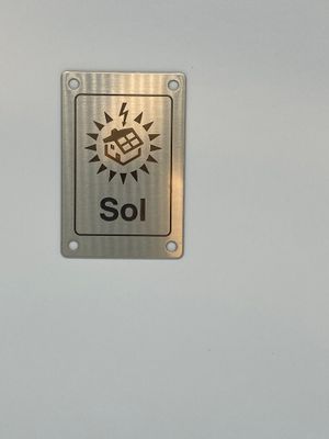 Merkeskilt for bygg