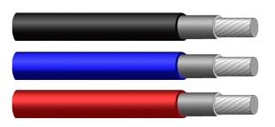 Kabel for solcelle 1X6mm2 Sort, 100m