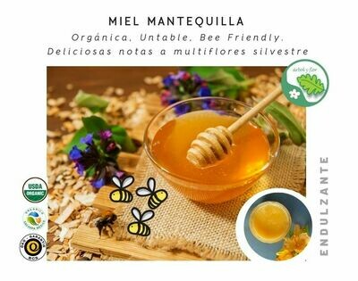 Miel Mantequilla Organica