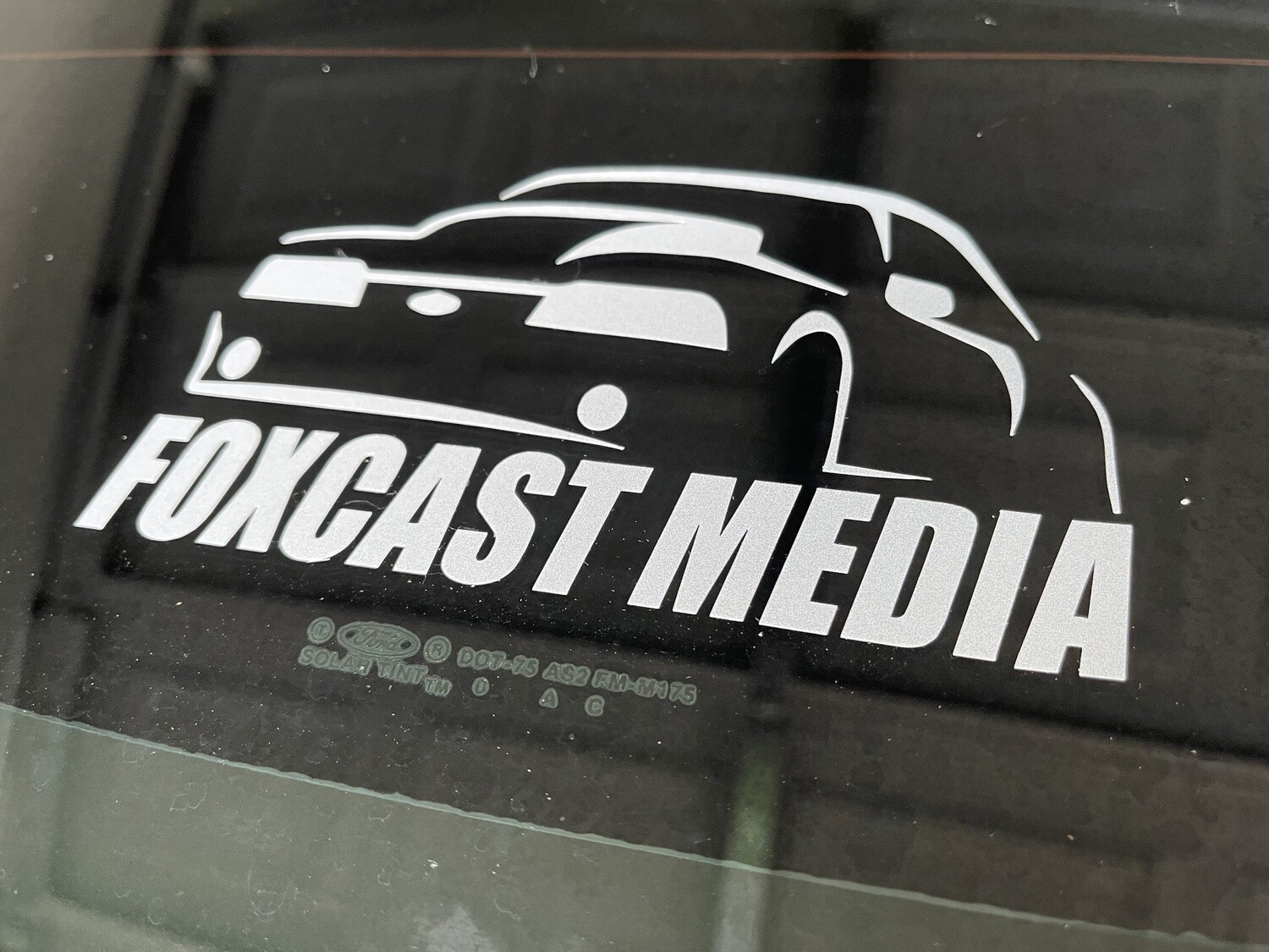 Foxcast Media Logo Sticker