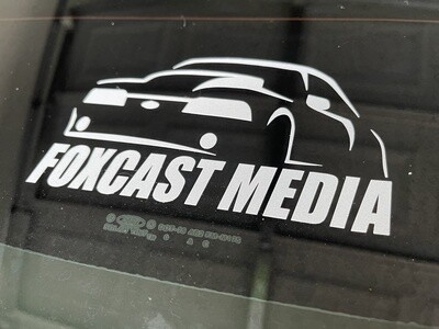 Foxcast Media Logo Sticker