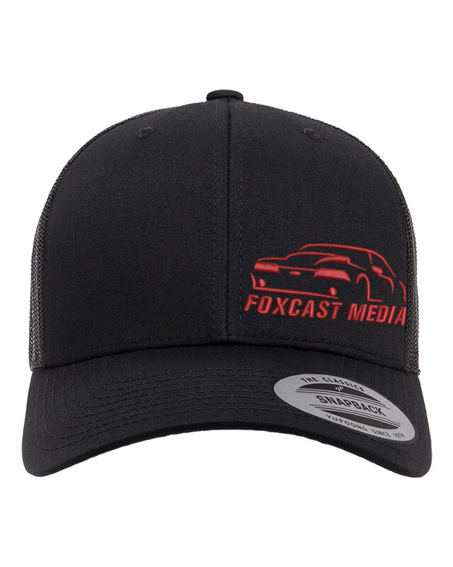 FCM Logo Trucker Snapback All Black
