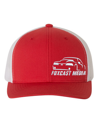 FCM Logo Trucker Snapback Red/White