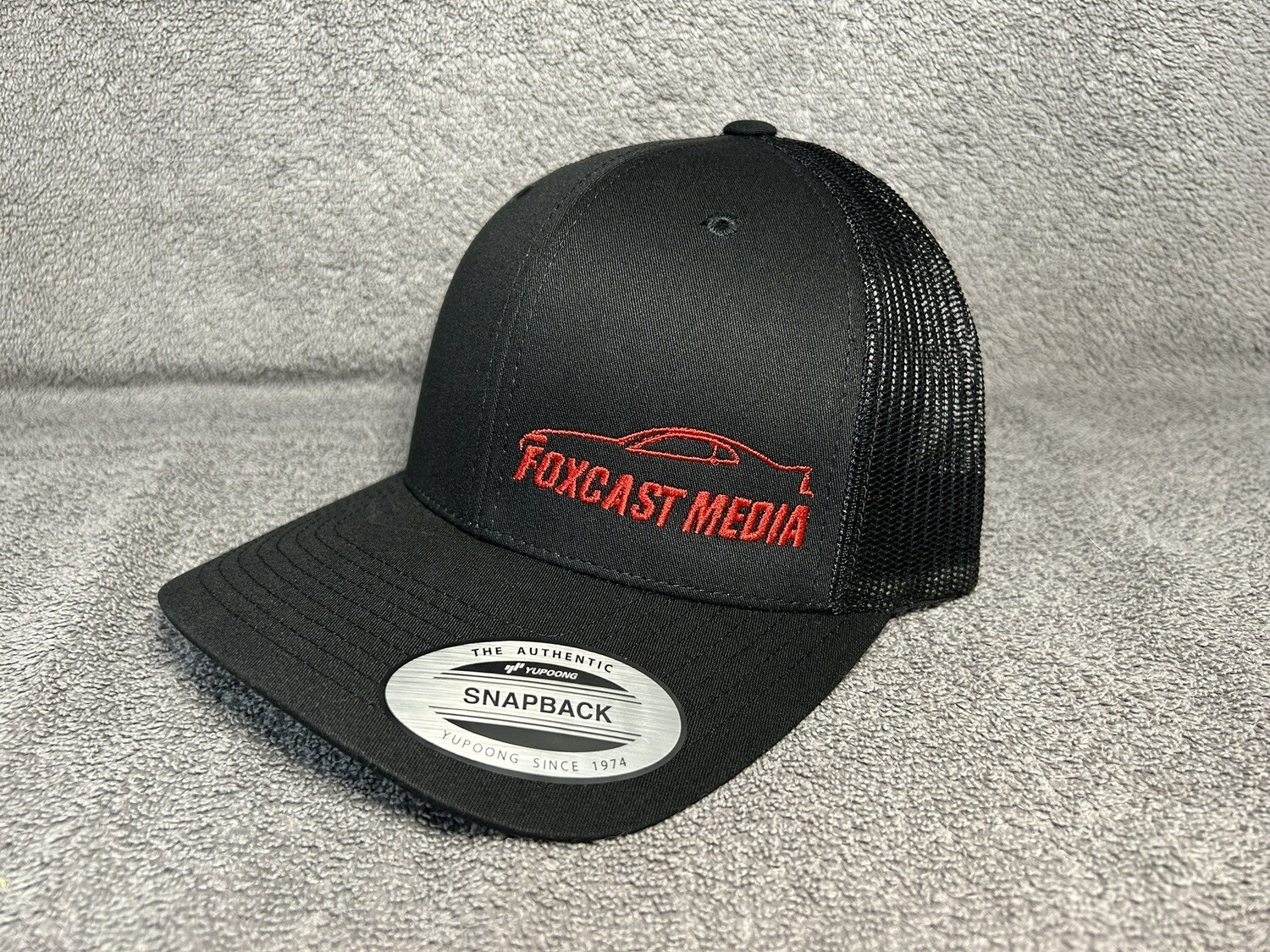 FCM New Edge Trucker Snapback All Black