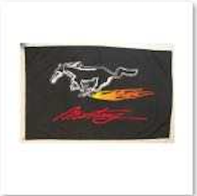 Flames, Running Horse Flag