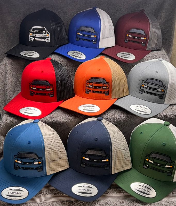 Mustang New Edge Face Snapback 9 COLOR OPTIONS