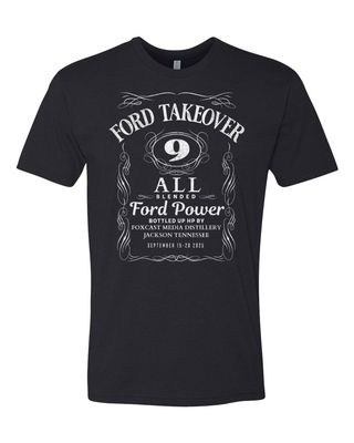 FORD TAKEOVER 9 TENNESSEE WHISKEY THEME PREMIUM T-SHIRT