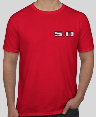 ICONIC 5.0 RED T-SHIRT