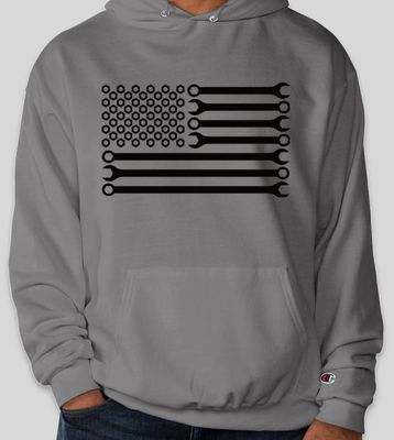 PREMIUM CHAMPION FLAG WRENCH Pullover Hoodie