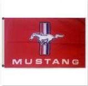 Mustang Tri-Bar Red