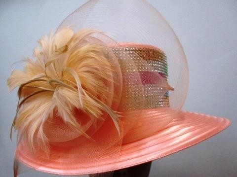 Peach Corella Hat
